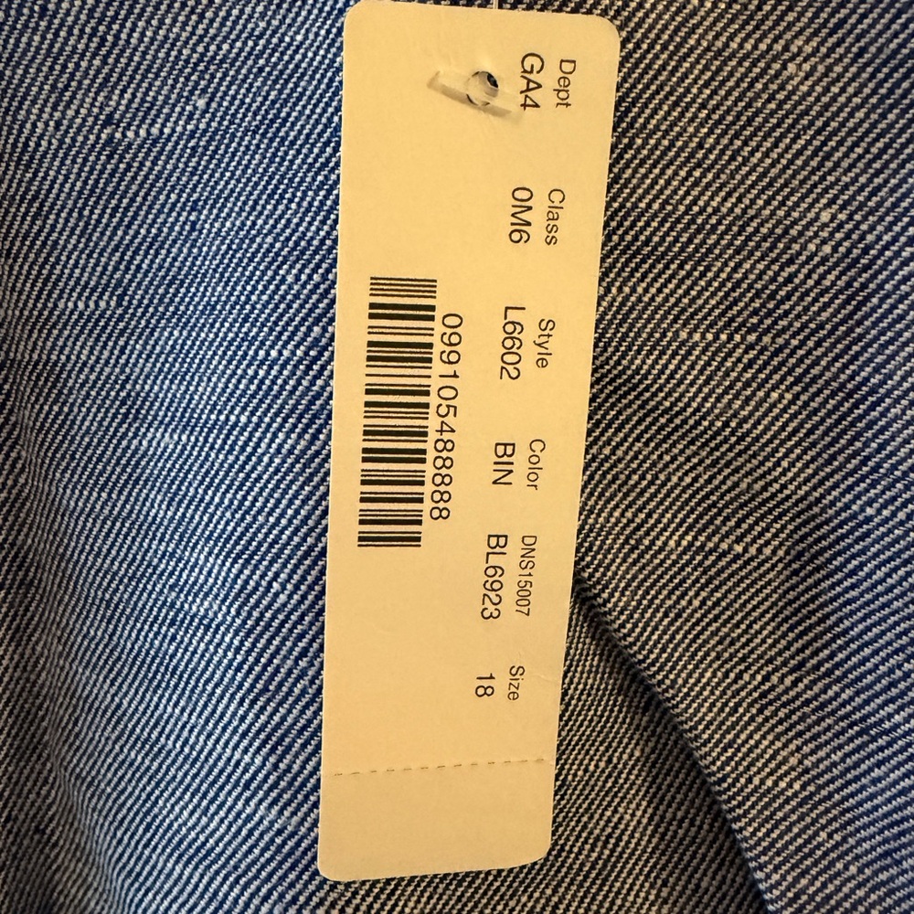 NWT J. Crew Blue Linen Resume Sheath Dress - Picture 5 of 5